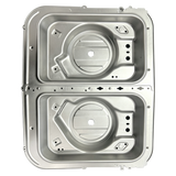 Double heating tube cover